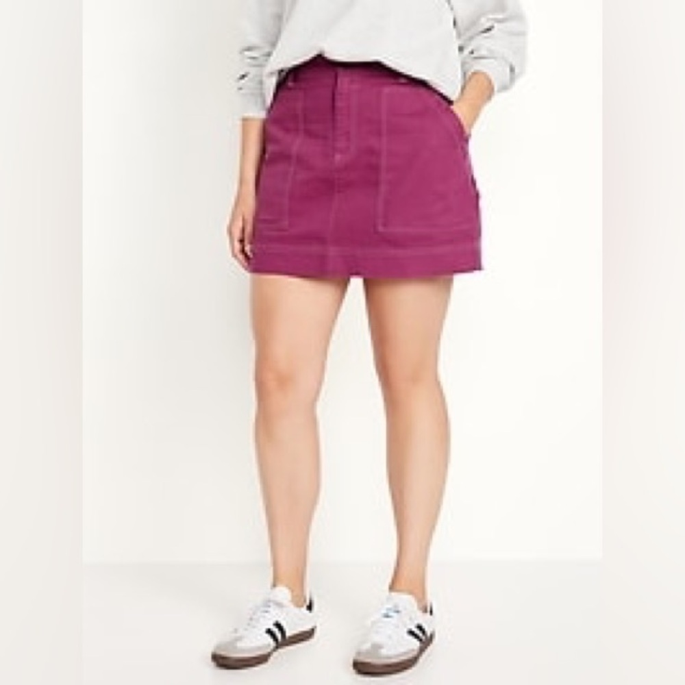Old Navy Utility Denim Mini Skirt